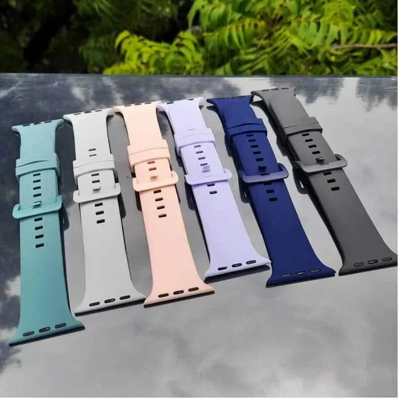 Classic Silicone Soft Watch Band for Apple Watch