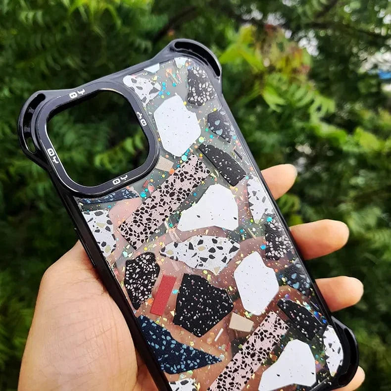 Classic Texture Shockproof Hard Case for iPhone 15 Pro Max