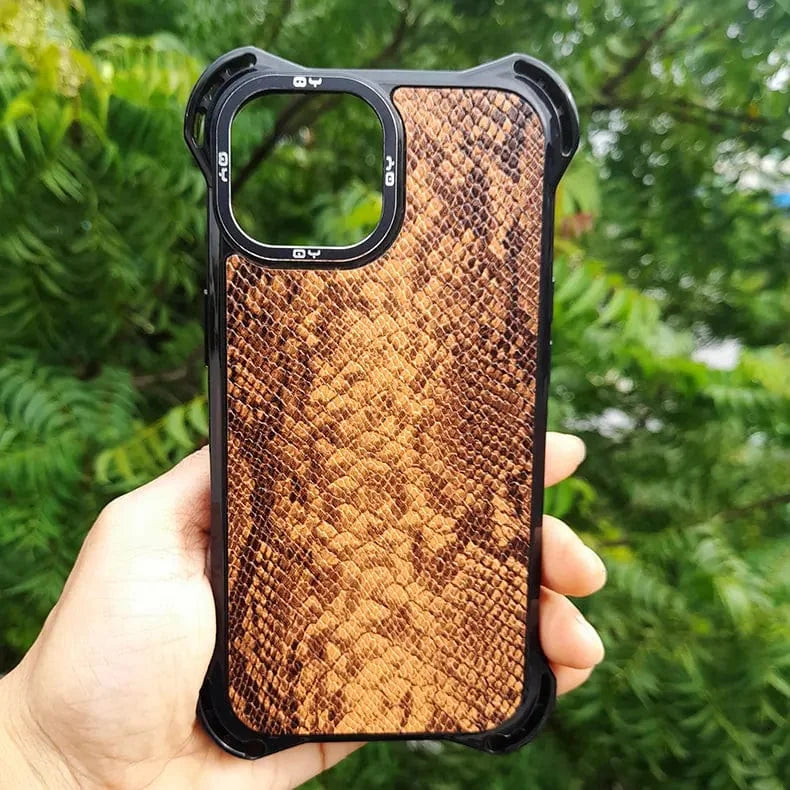 Classic Texture Shockproof Hard Case for iPhone 15 Pro Max