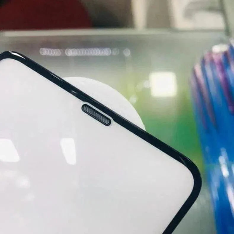 Full Tempered Clear Glass with Anti Dust Net iPhone X | Xs