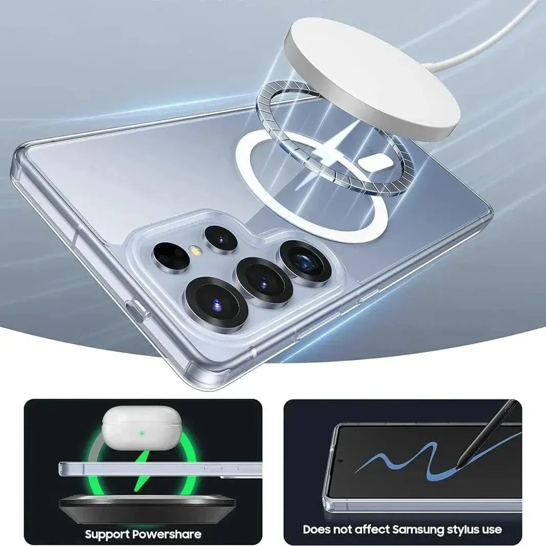 Clear Hard MagSafe Case for Samsung S25