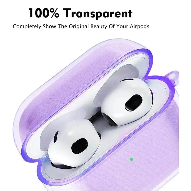 Colored Translucent Soft TPU Cover for Apple Airpods