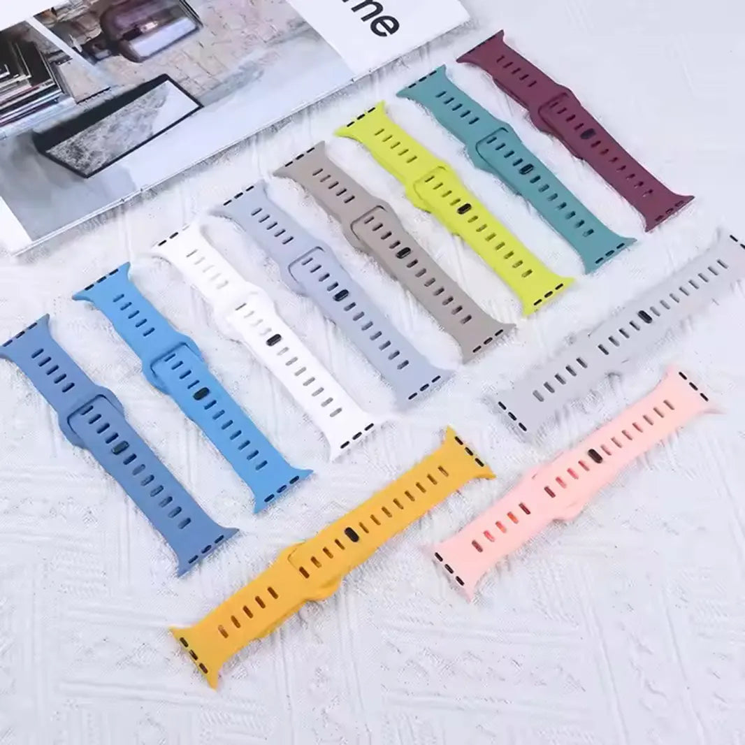 Waterproof Sport Strap for Apple Watch 42 | 44 | 45 | Ultra 49 | 46mm S10 Straps & Bands