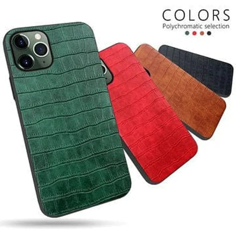 Crocodile Genuine TPU Leather Texture Case for iPhone Back Cases