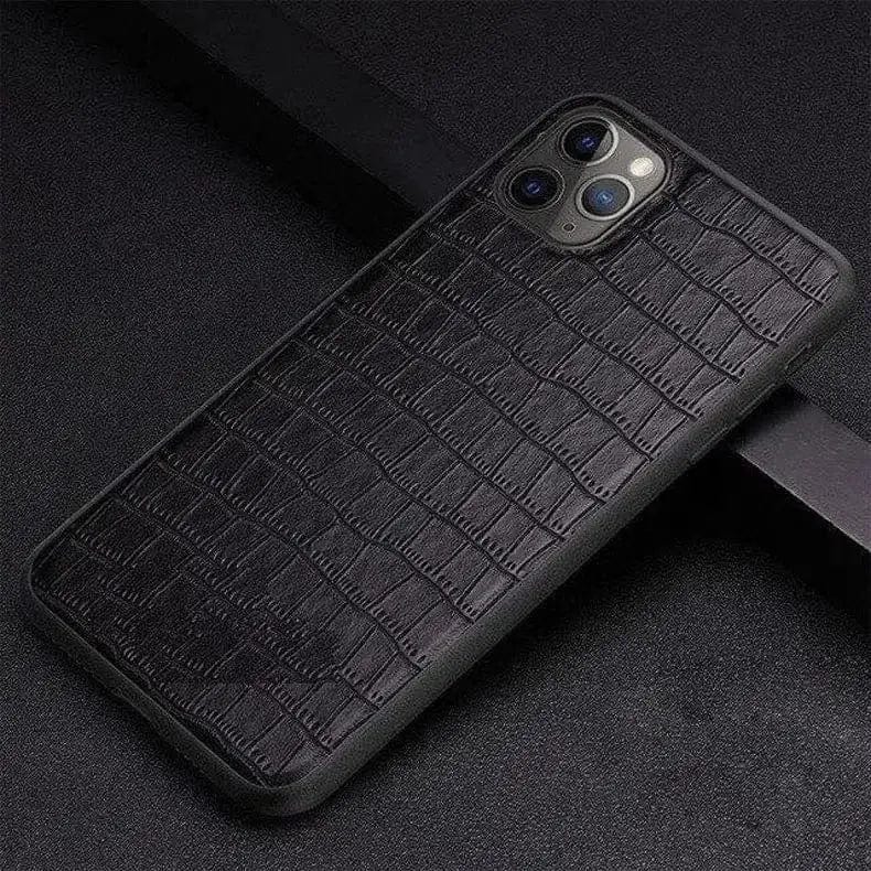 Crocodile Genuine TPU Leather Texture Case for iPhone Back Cases