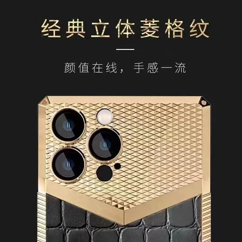 Crocodile Leather Pattern with Camera Lens Glass Soft TPU Case for iPhone 11