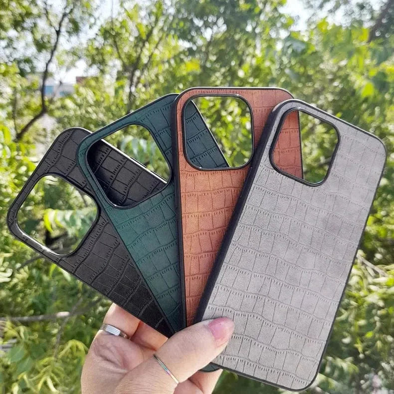 Crocodile TPU Leather Texture Hard Case for iPhone 13 Pro Max