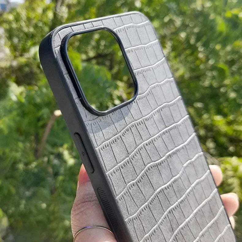 Crocodile TPU Leather Texture Hard Case for iPhone 13 Pro Max