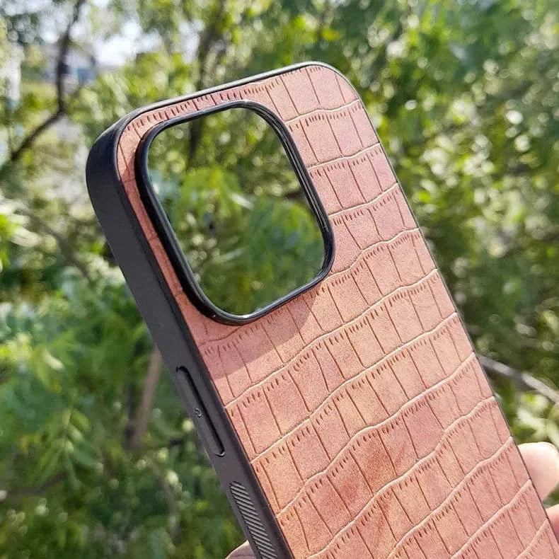 Crocodile TPU Leather Texture Hard Case for iPhone 13 Pro Max