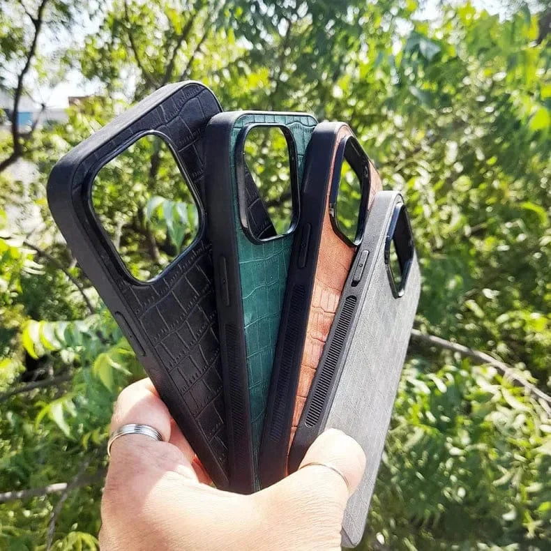 Crocodile TPU Leather Texture Hard Case for iPhone 14 Plus