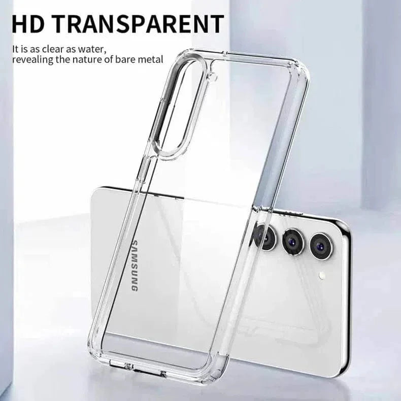 Crystal Clear Back TPU Edge Case for Samsung S23