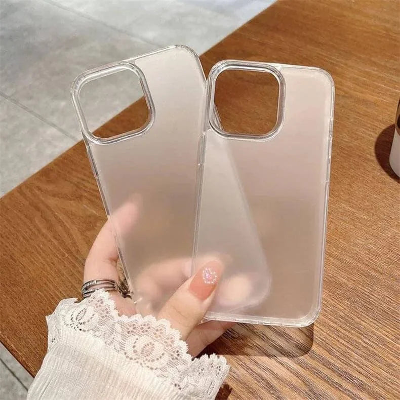 Crystal Clear Hard Case for iPhone 15