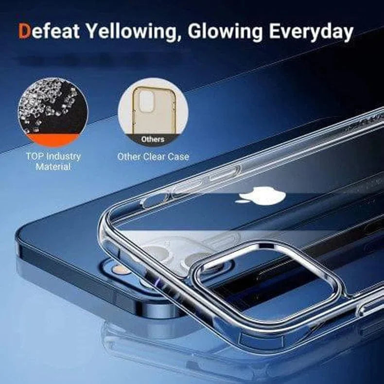 Crystal Clear Hard Case for iPhone 15 Plus