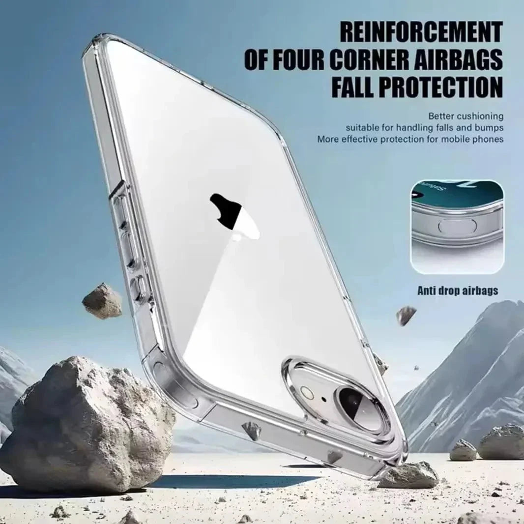 Crystal Clear Hard Case for iPhone 16e