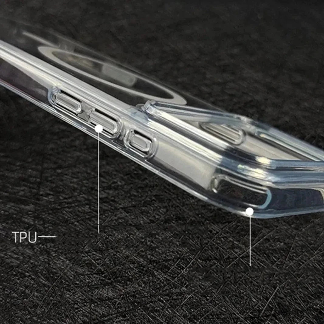 Crystal Clear Hard Case for iPhone 17 Pro