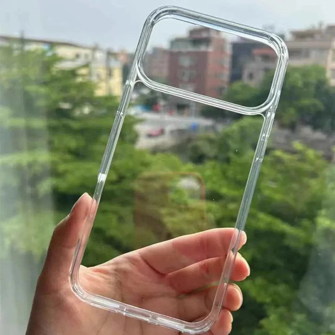 Crystal Clear Hard Case for iPhone 17 Pro Max