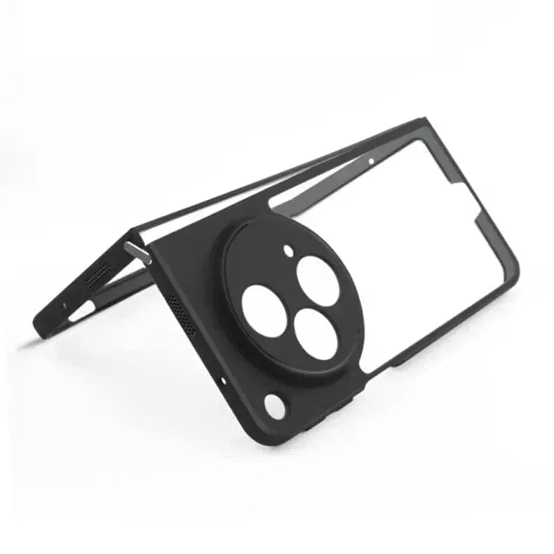 Crystal Clear Hybrid Matte Side Hard Case for OnePlus 12R 5G