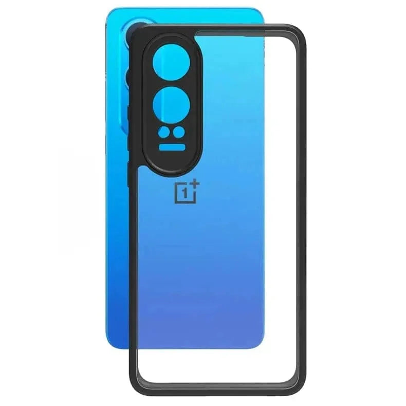 Crystal Clear Hybrid Matte Side Hard Case for OnePlus Nord CE 4