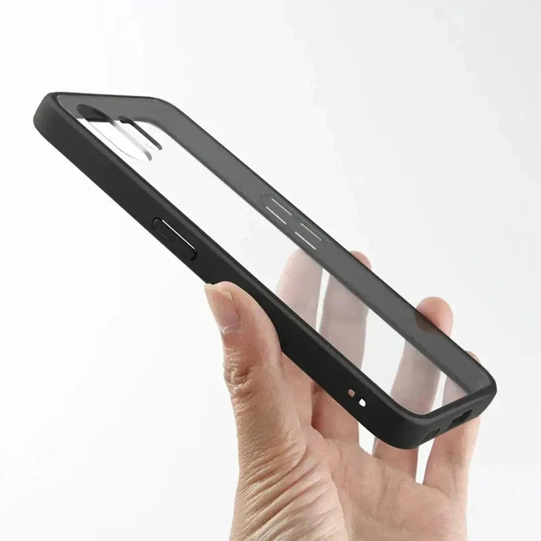 Crystal Clear Matte Bumper Hard Case for Nothing 2