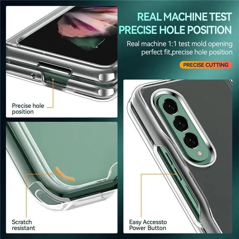 Crystal Clear Transparent Phone Case for Samsung Galaxy Z Fold