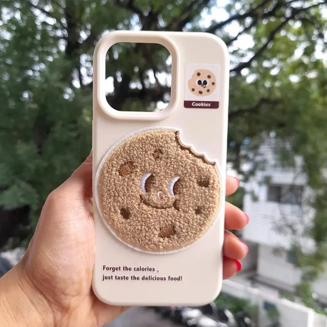 Cute 3D Embroidery Silicone TPU Case for iPhone 14