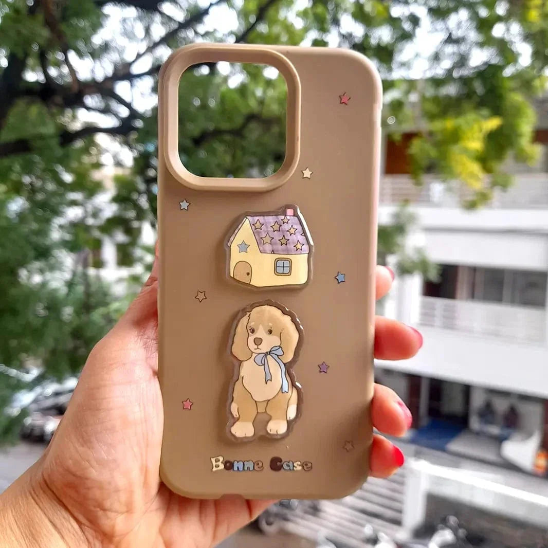 Cute 3D Patterns Silicone TPU Case for iPhone 14 Pro