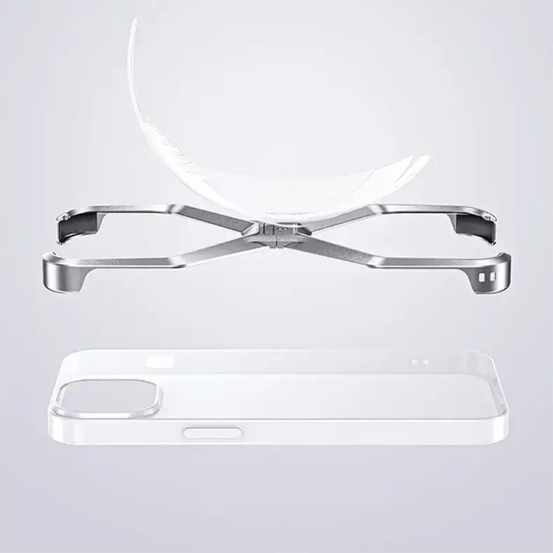 Detachable Metal Cool Alloy Bumper Frame for iPhone Back Cases