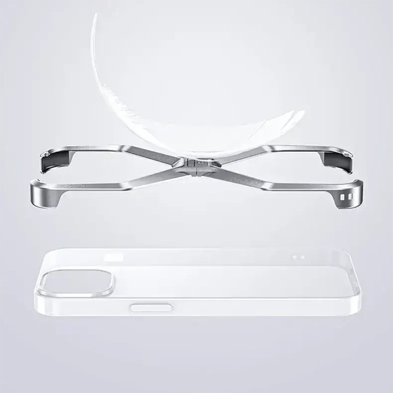 Detachable Metal Cool Alloy Frame Bumper Case for Apple iPhone