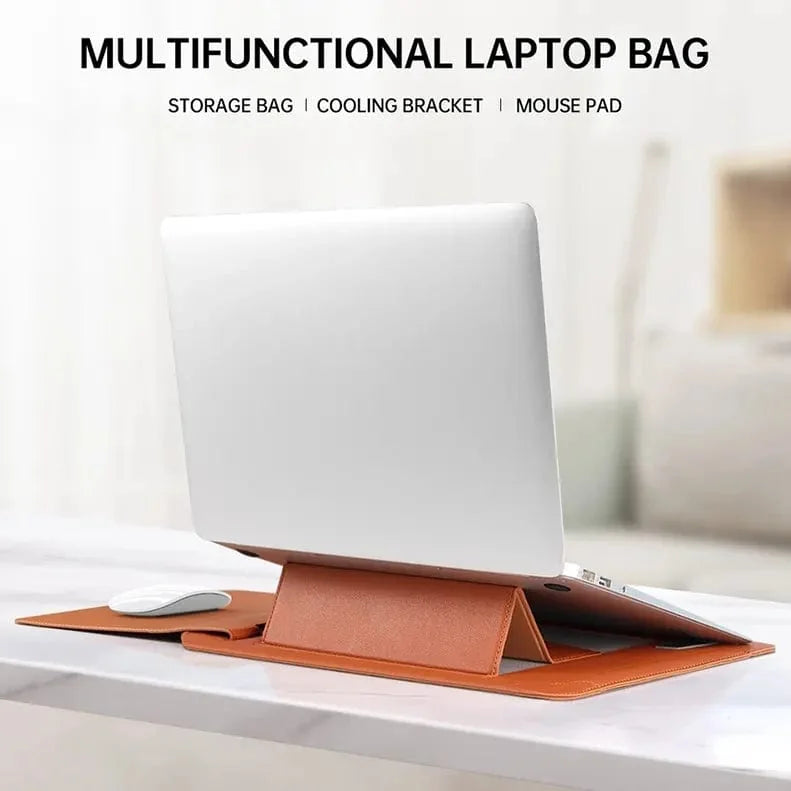 Detachable Multifunctional Adjustable Stand Laptop Sleeve Bag