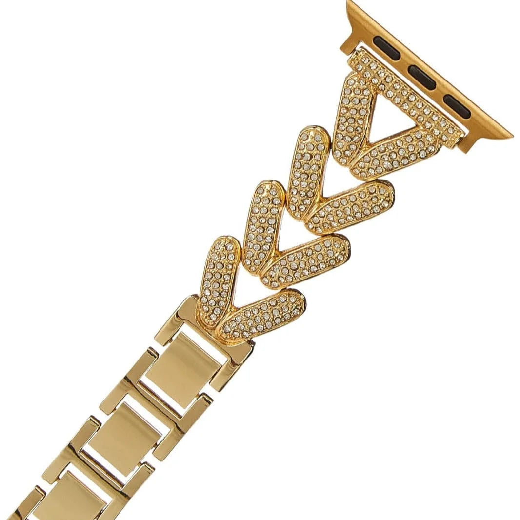 Diamond Bling Rhinestone Stainless Steel Band for Apple Watch 42 | 44 | 45 | Ultra 49 | 46mm S10