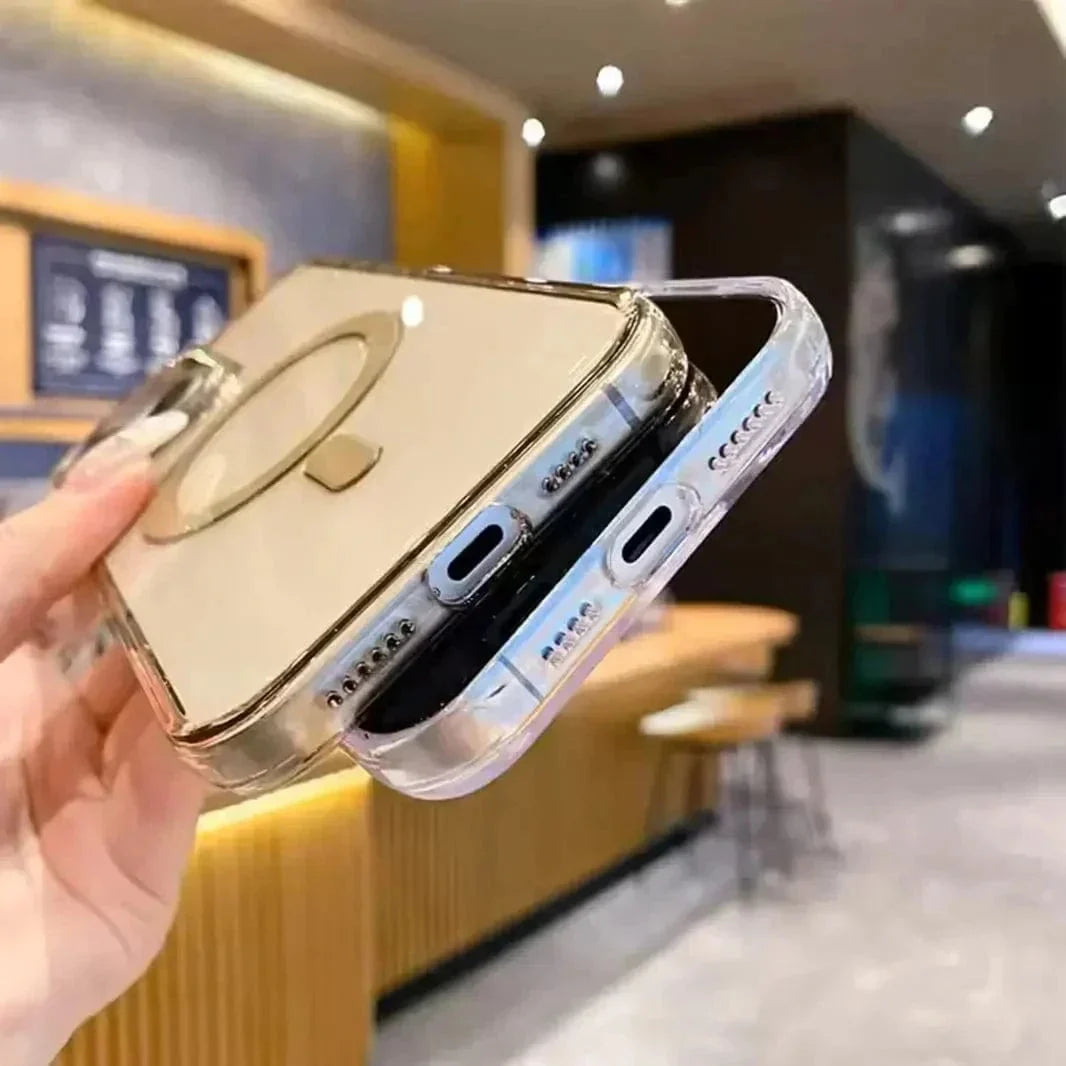 Diamond Lens Crystal Clear Magsafe Hard Case for iPhone 16