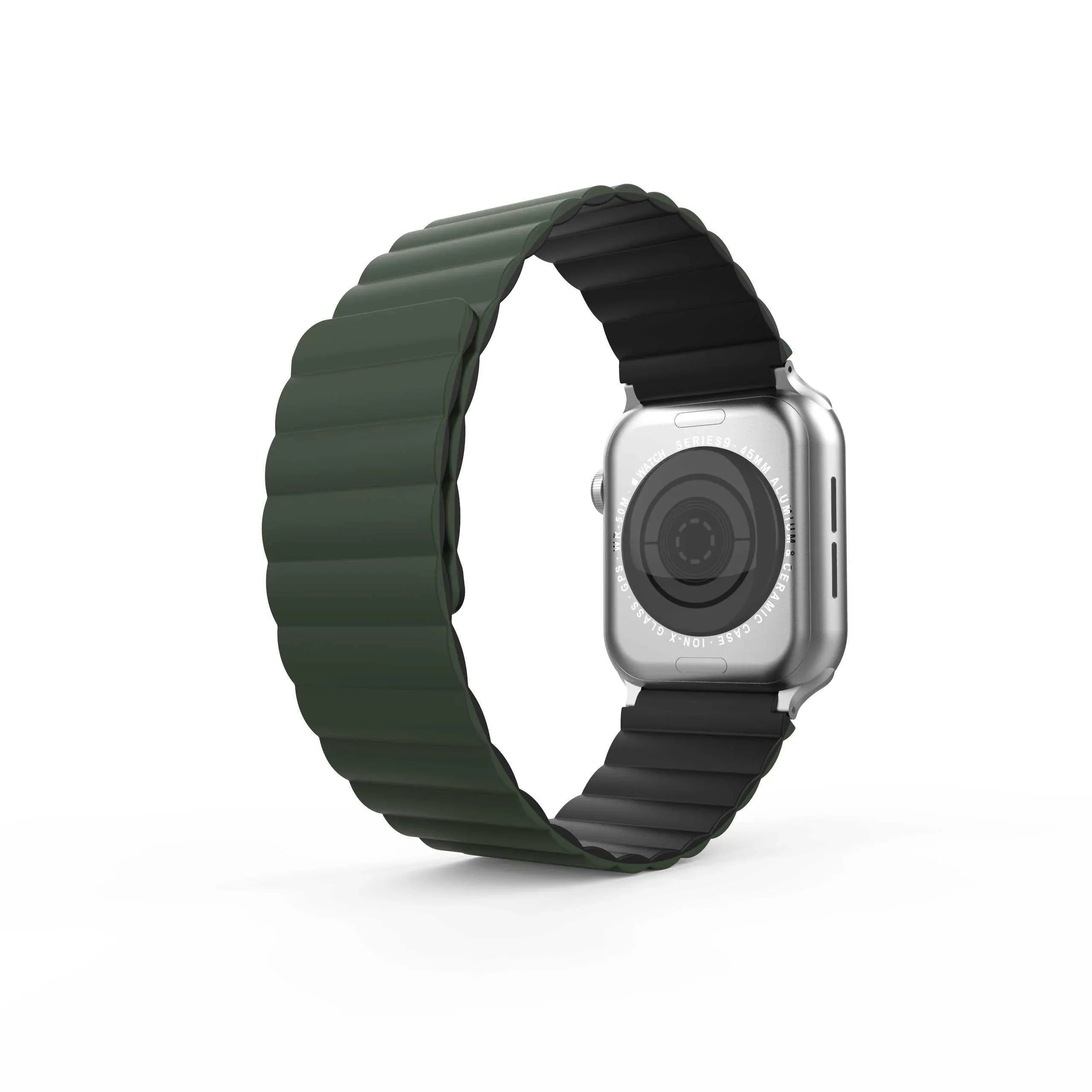 Double Sided Wearable Silicone Magnetic Loop Bands for Apple Watch 42 | 44 | 45 | Ultra 49 | 46mm S10