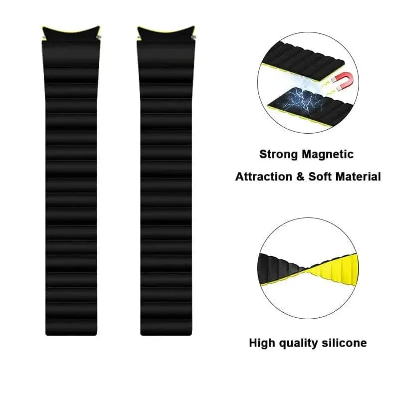Dual Color Magnetic Silicone Loop for Samsung Watch 4 | 5 | 6 | 7