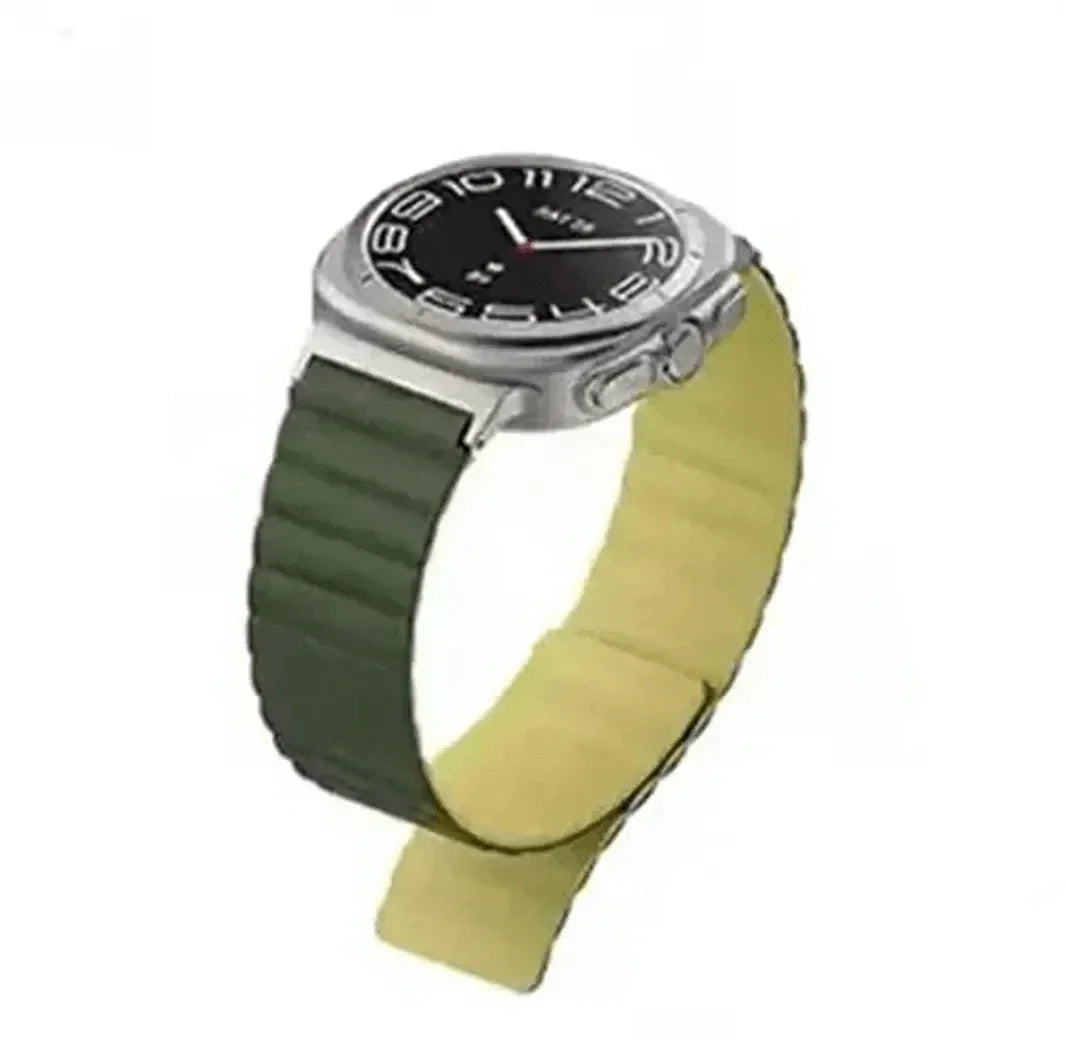 Dual Color Magnetic Silicone Loop for Samsung Watch Ultra 47mm
