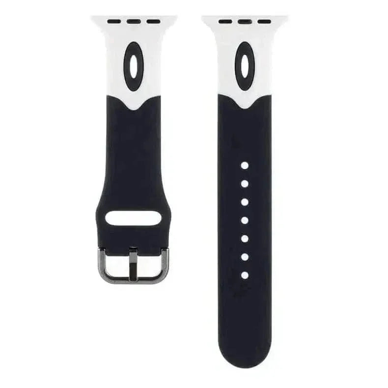Dual Color Silicone Sport Band for Apple Watch 38 | 40 | 41 | 42mm S10