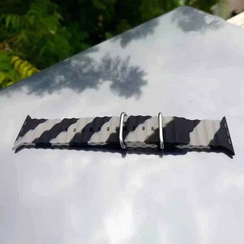 Dual Shade Ocean Silicone Soft Band for Apple Watch 38 | 40 | 41 | 42mm S10