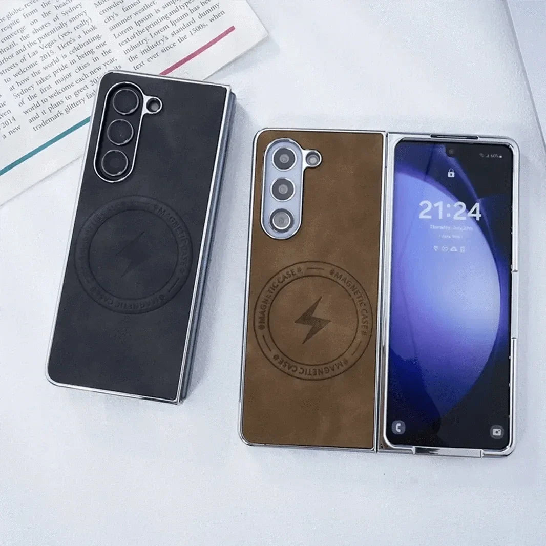 Electroplated Magnetic Charging Compatible Case for Samsung Z Fold7