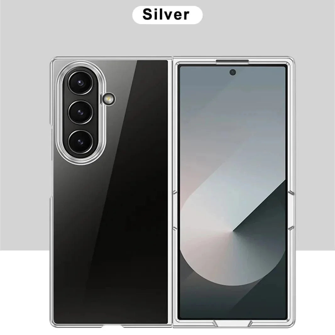 Full Electroplating Frame clear Hard Case for Samsung Z Fold7