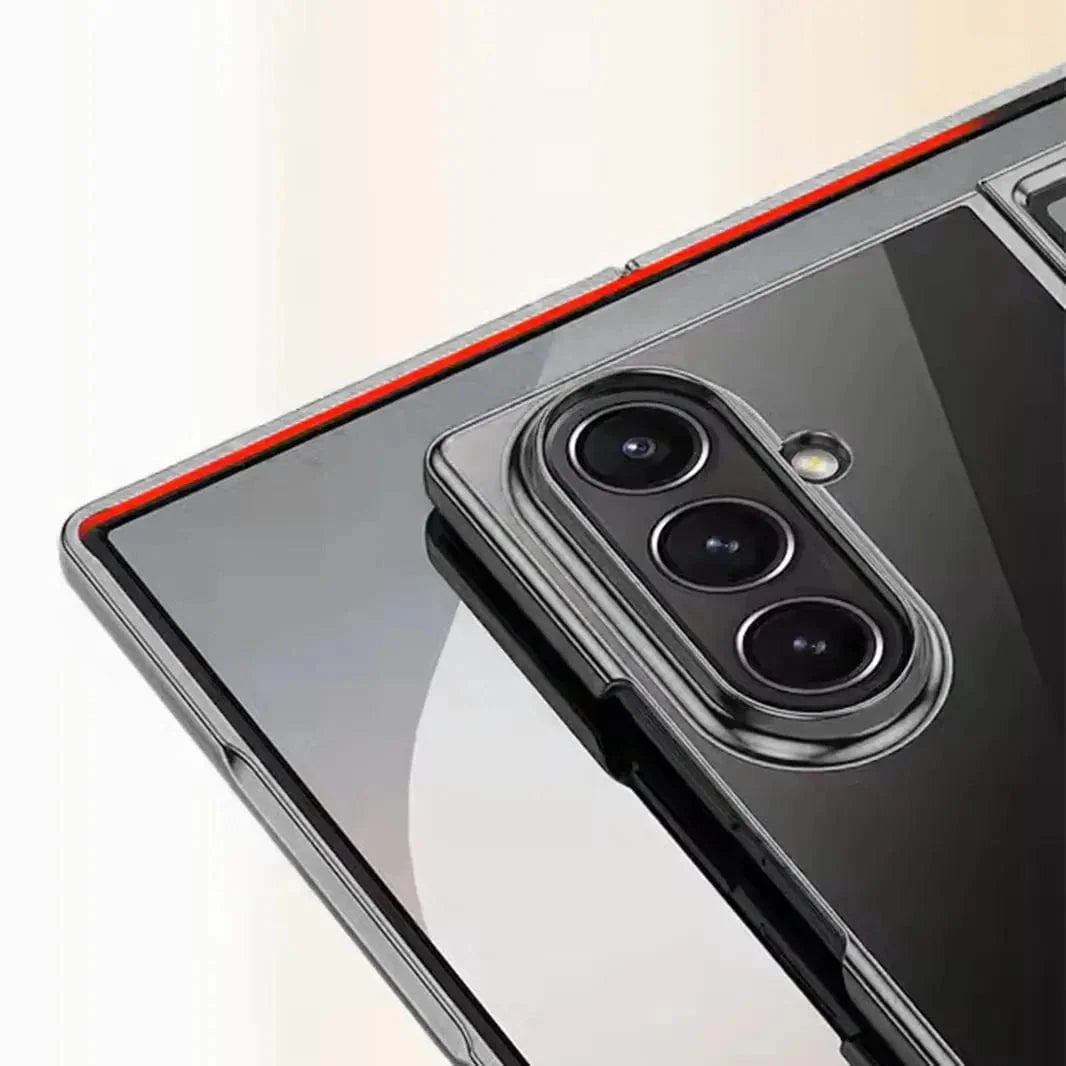 Full Electroplating Frame clear Hard Case for Samsung Z Fold7