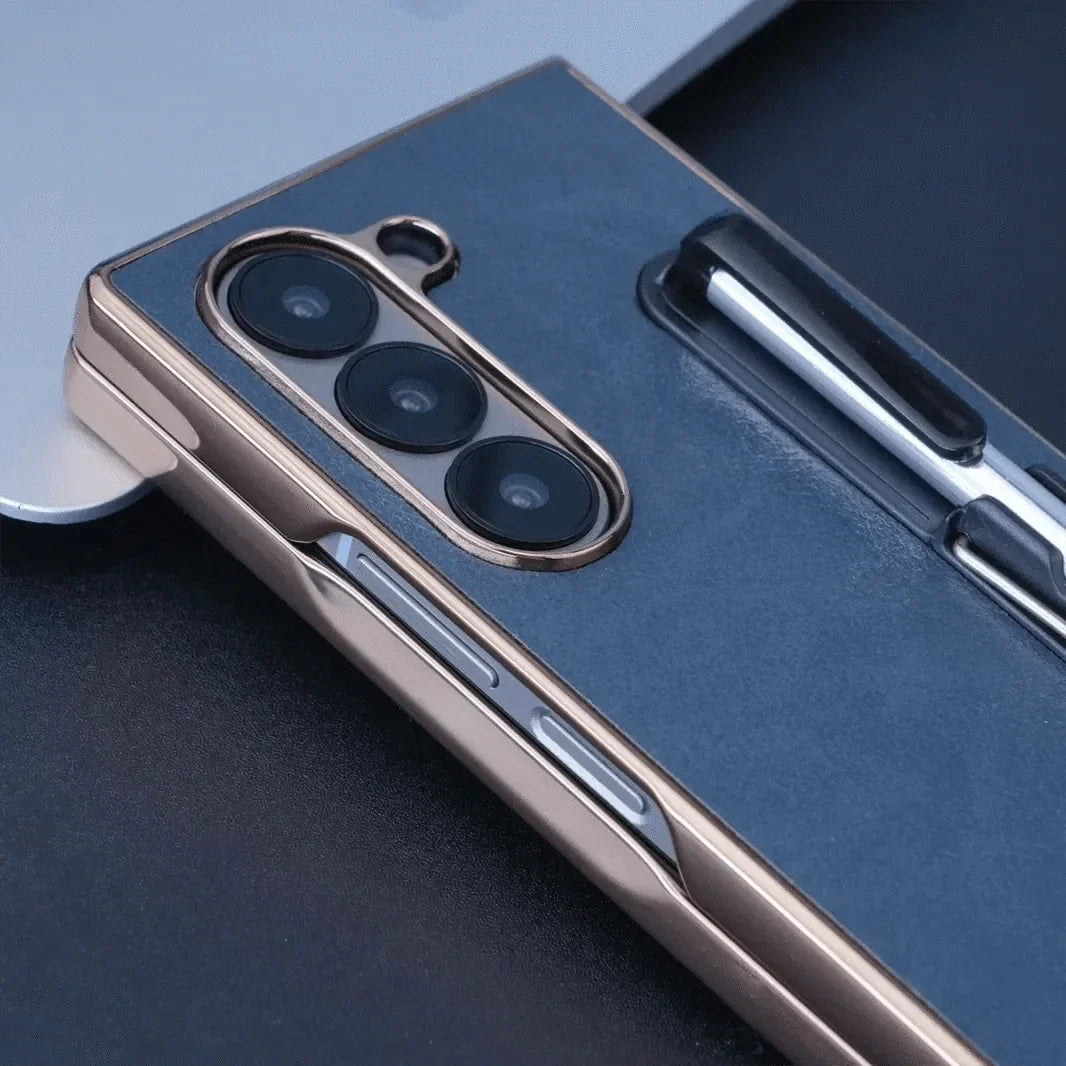 Electroplating Case with Stylus Pen Slot for Samsung Z Fold6