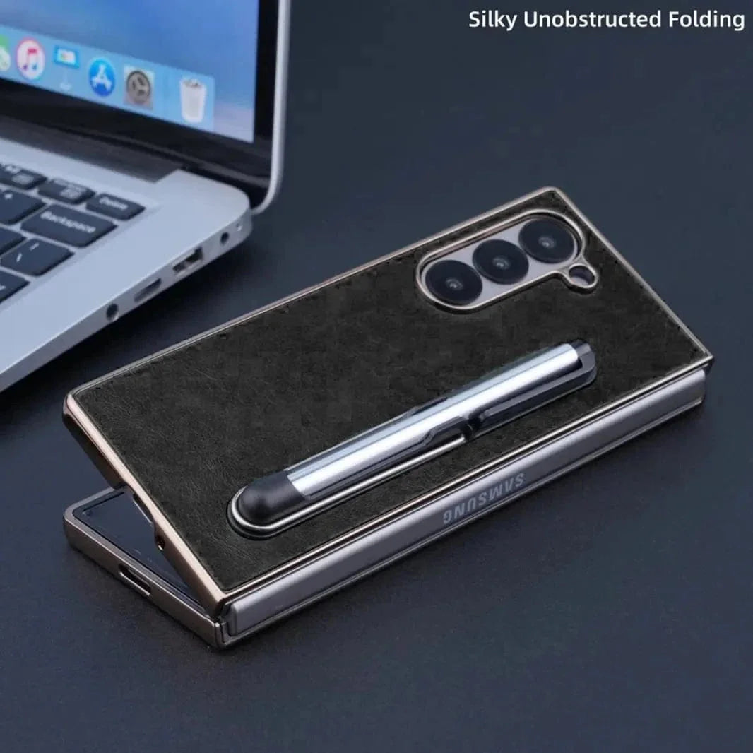 Electroplating Case with Stylus Pen Slot for Samsung Z Fold6