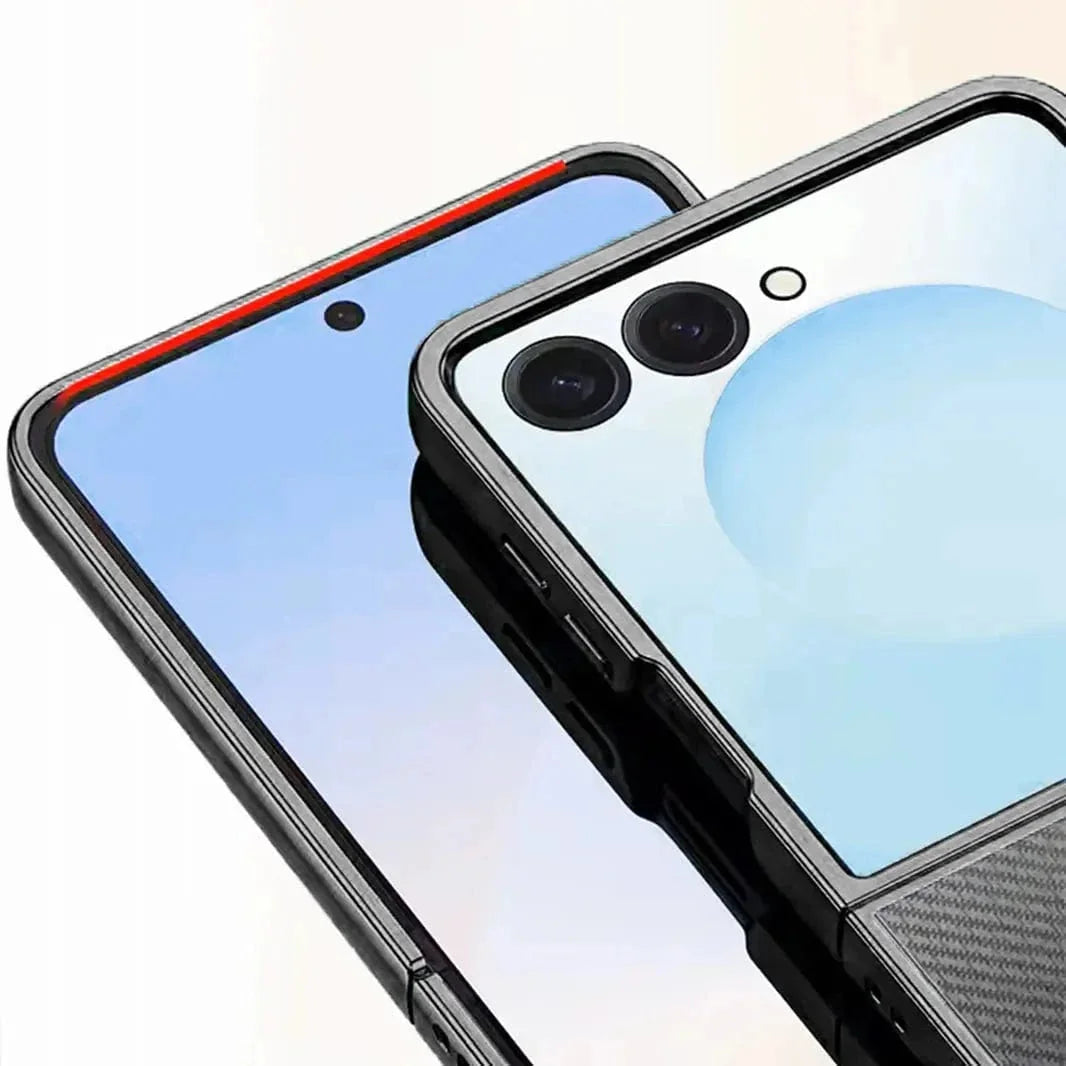 Electroplating Frame Transparent Case for Samsung Z Flip7