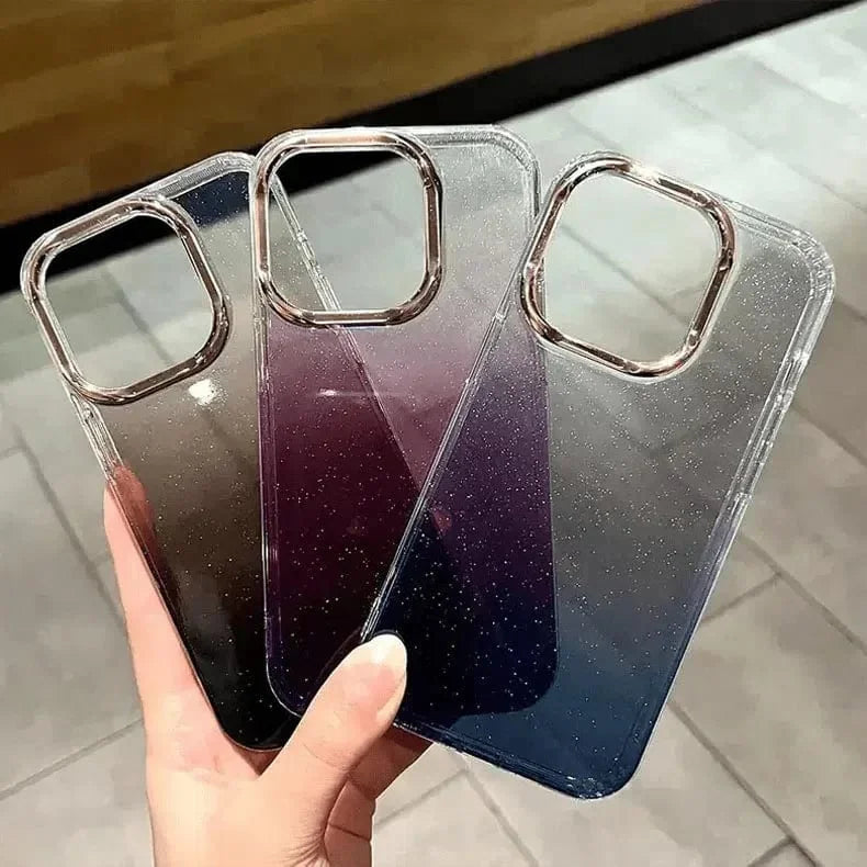 Fashion Bling Glitter Translucent Case for iPhone 16 Plus