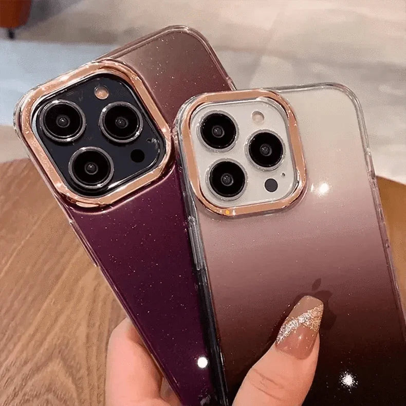 Fashion Bling Glitter Translucent Case for iPhone 16 Pro