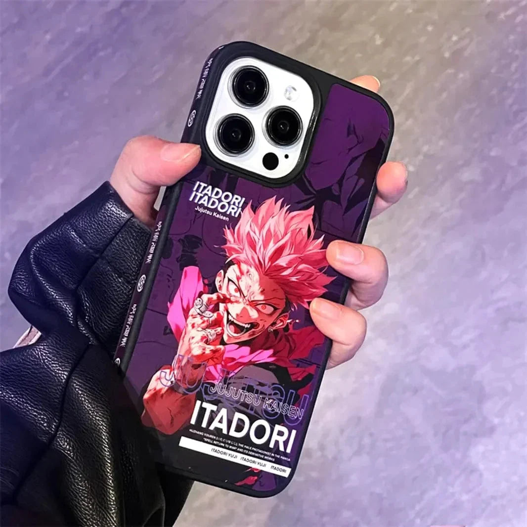 Fashion Cartoon Anime Print PC Case for iPhone 16