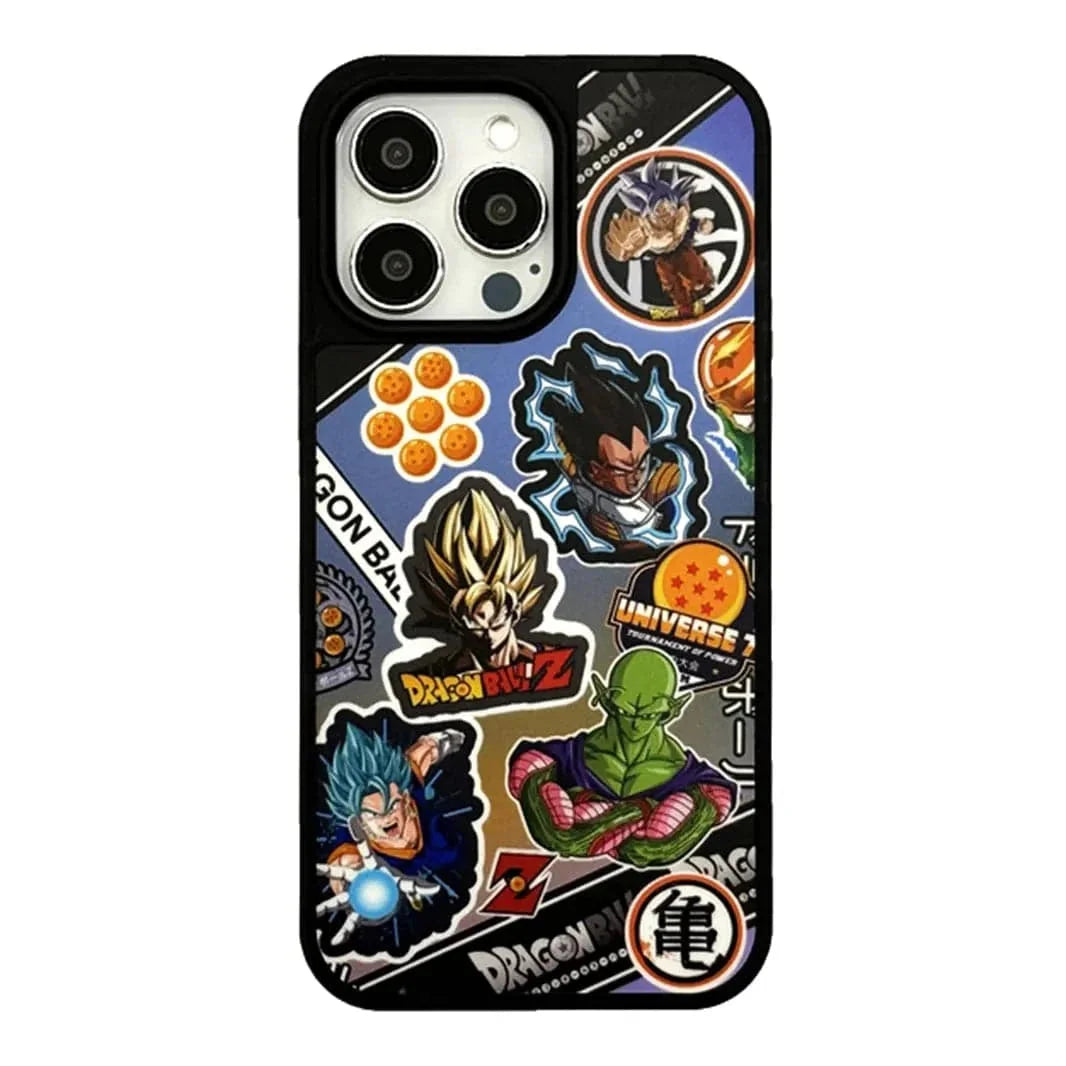 Fashion Cartoon Anime Print PC Case for iPhone 16