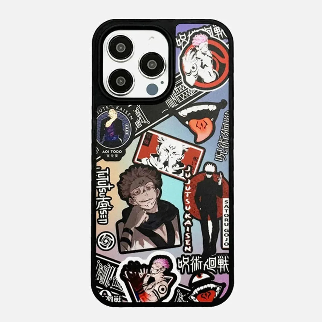 Fashion Cartoon Anime Print PC Case for iPhone 16