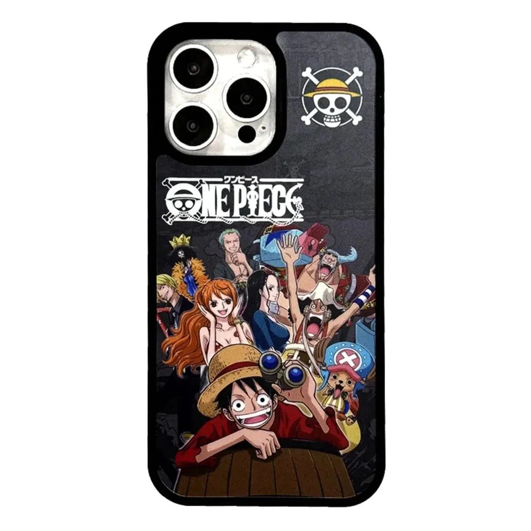 Fashion Cartoon Anime Print PC Case for iPhone 16