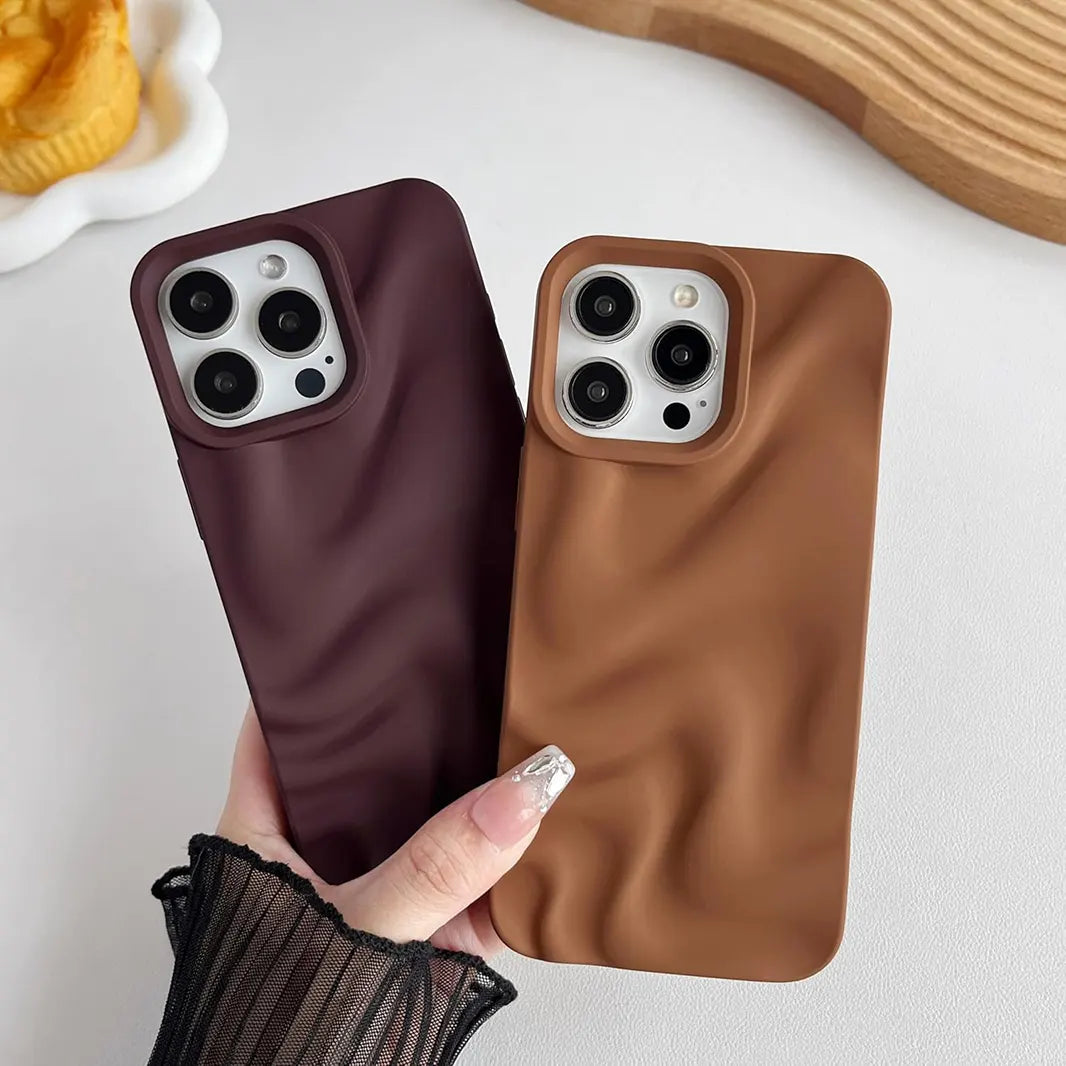 Water Ripple Pattern Silicone Soft Case for iPhone 15 Pro Max Cases & Covers