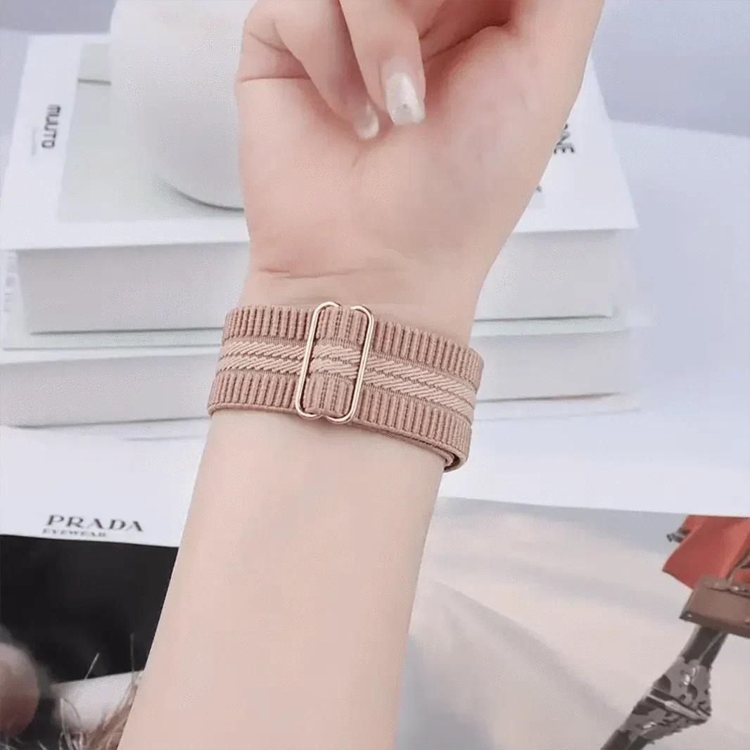 Nylon Soft Elastic Adjustable Band for Apple Watch 42 | 44 | 45 | Ultra 49 | 46mm S10 Straps & Bands